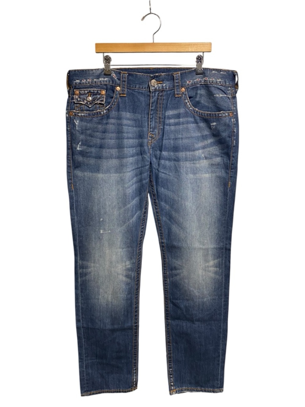 Men’s True Religion Ricky Straight Leg Relaxed Skinny Fit Jeans